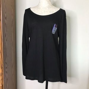 No Boundaries Black Crew Neck Long Sleeve Tshirt size XXL